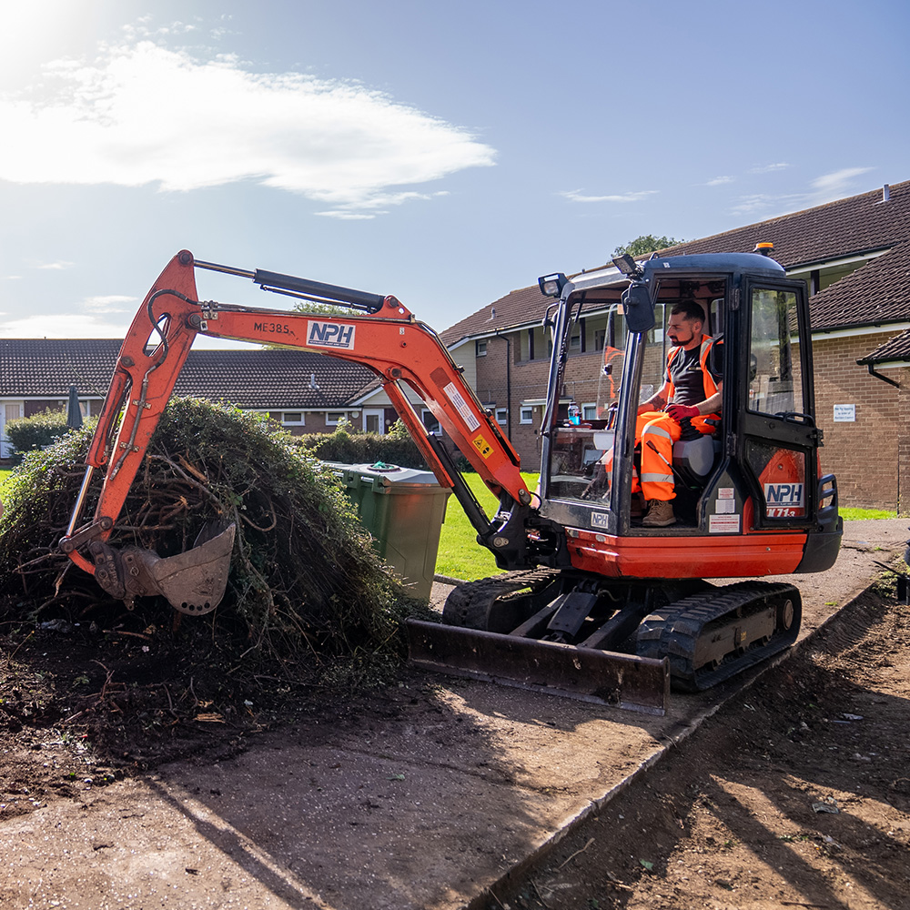 Groundwork and Excavation trade image for Sudtrix Group building and property services